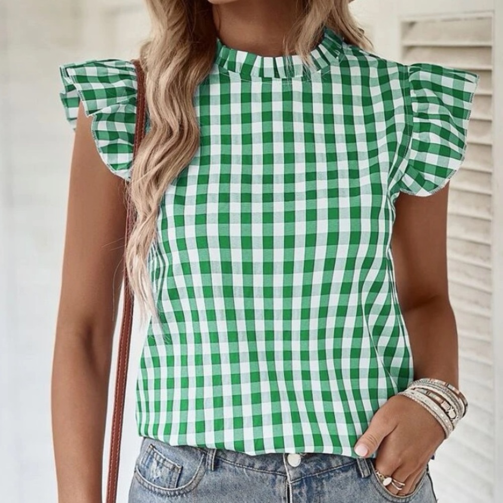 Gingham Blouse